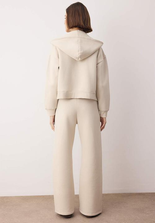 Trendyol - Knitted Tracksuit Set - Stone