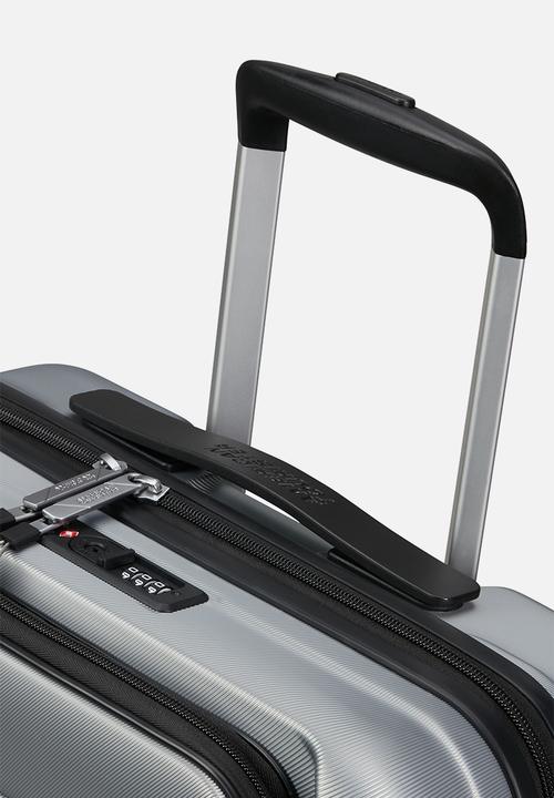 American Tourister - AT FLASHLINE SPINNER 55CM FRONTLOADER SKY SILVER