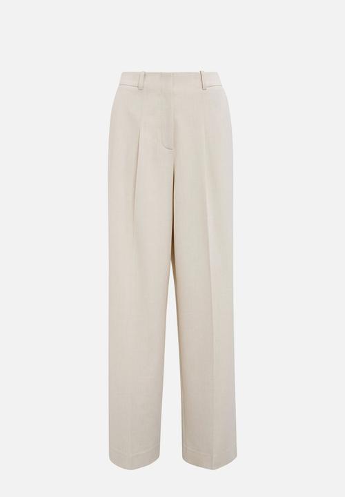 Forever New - Tessa wide leg pants in cream suit