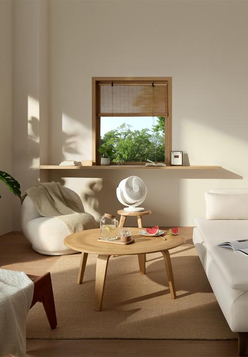 Xiaomi - Xiaomi Smart Desktop Air Circulation Fan - White
