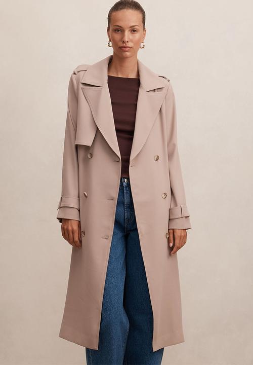 Forever New - Cameron soft trench coat in mocha