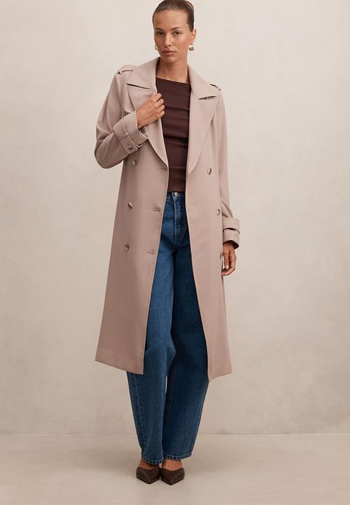 Forever New - Cameron soft trench coat in mocha