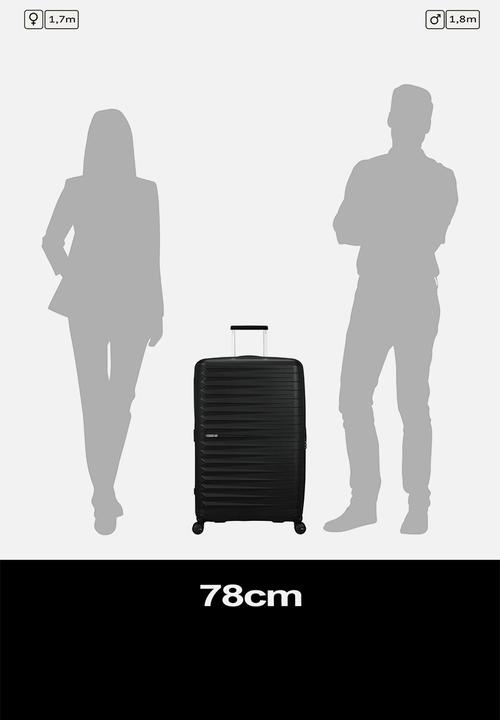 American Tourister - AT FASTFORWARD SPINNER 78CM TSA EXP FLASH BLCK