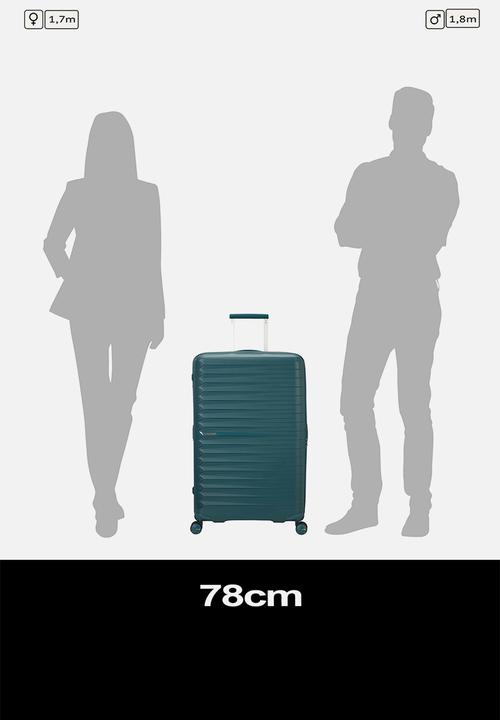 American Tourister - AT FASTFORWARD SPINNER 78CM TSA EXP TOT.TEAL