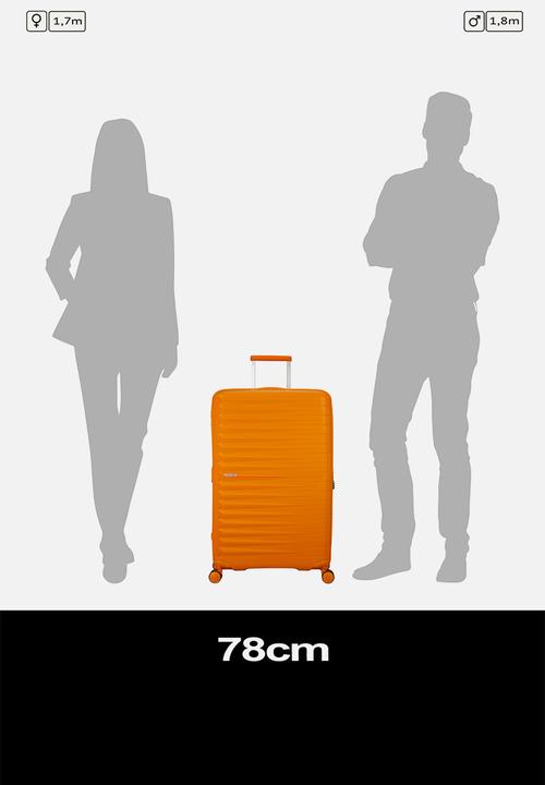 American Tourister - AT FASTFORWARD SPINNER 78CM TSA EXP RAD.ORANGE