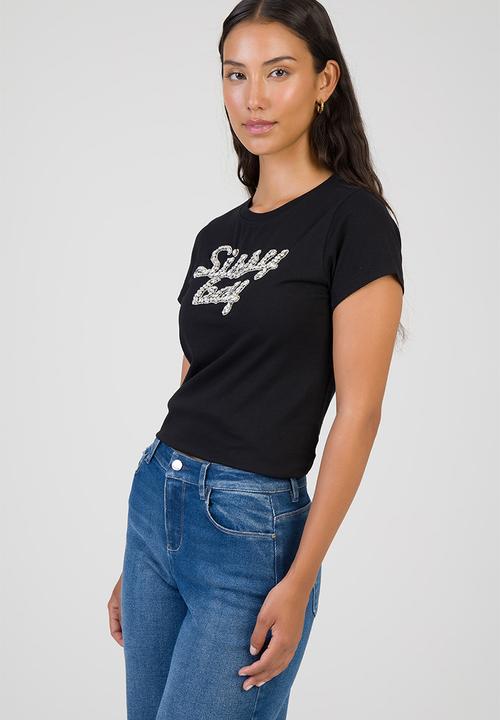 SISSY BOY - Glow On T-Shirt - Black