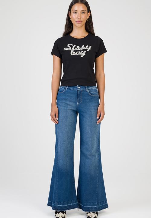 SISSY BOY - Glow On T-Shirt - Black