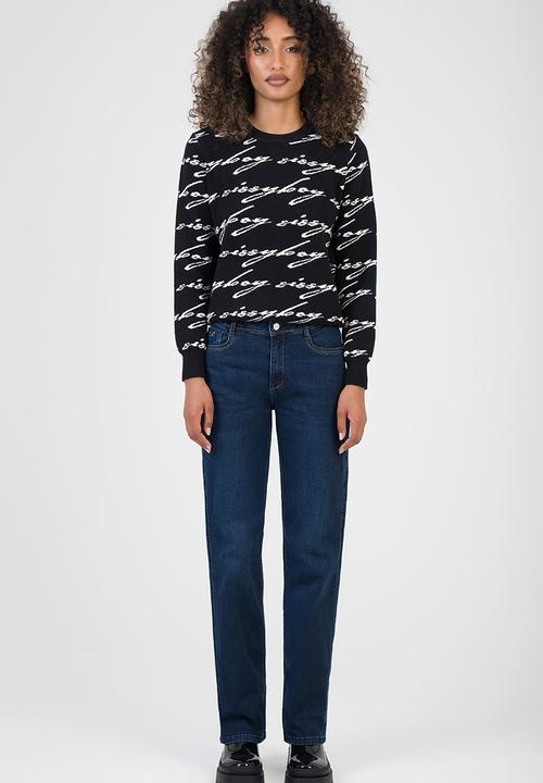SISSY BOY - See Me Knit Sweater - Black/Off White