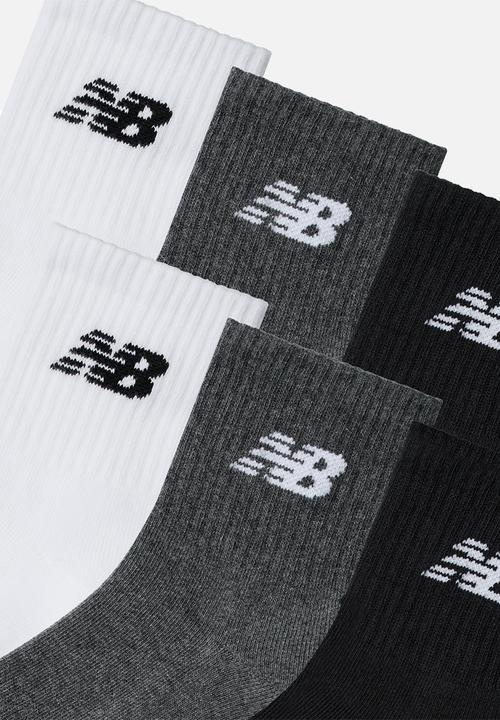 New Balance  - Everyday Ankle Sock 6Pk - White