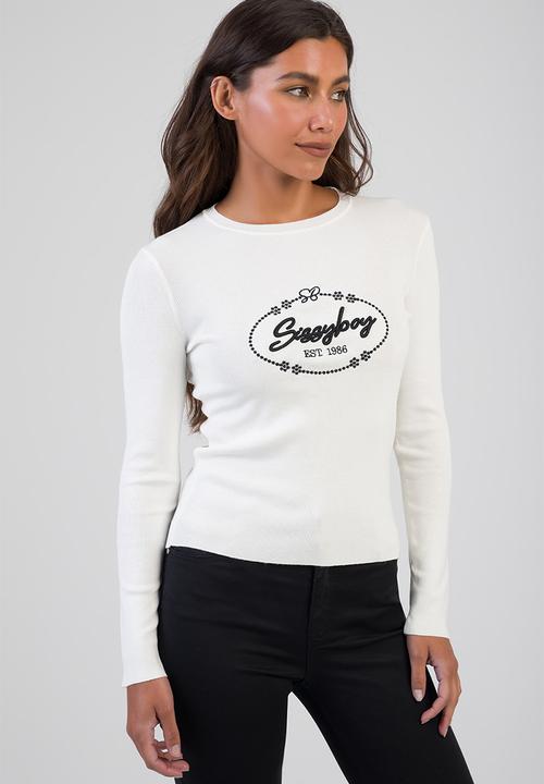 SISSY BOY - Miss Me Knit Top - Off White