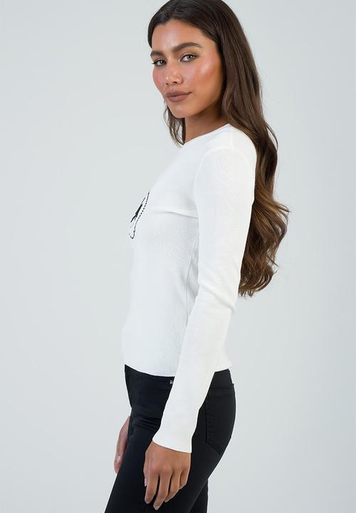 SISSY BOY - Miss Me Knit Top - Off White