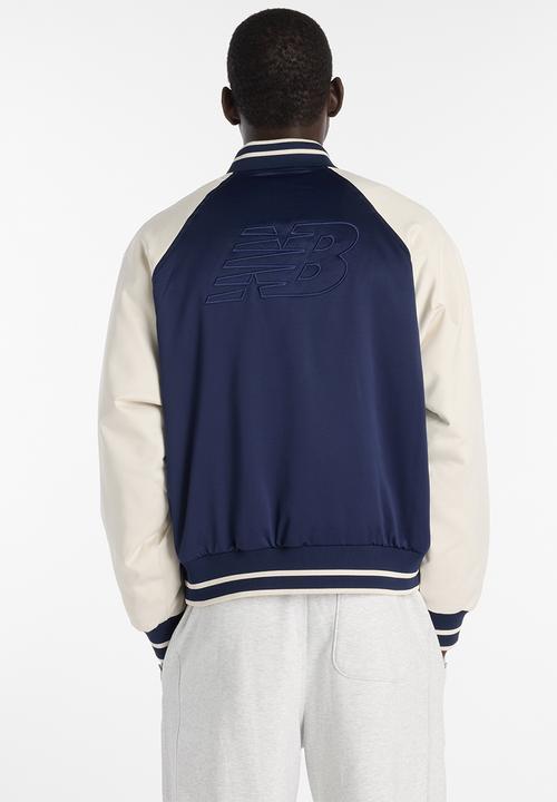 New Balance  - NB Athletics Varsity Jacket - Blue