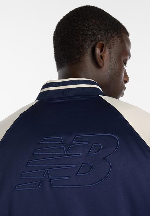 New Balance  - NB Athletics Varsity Jacket - Blue