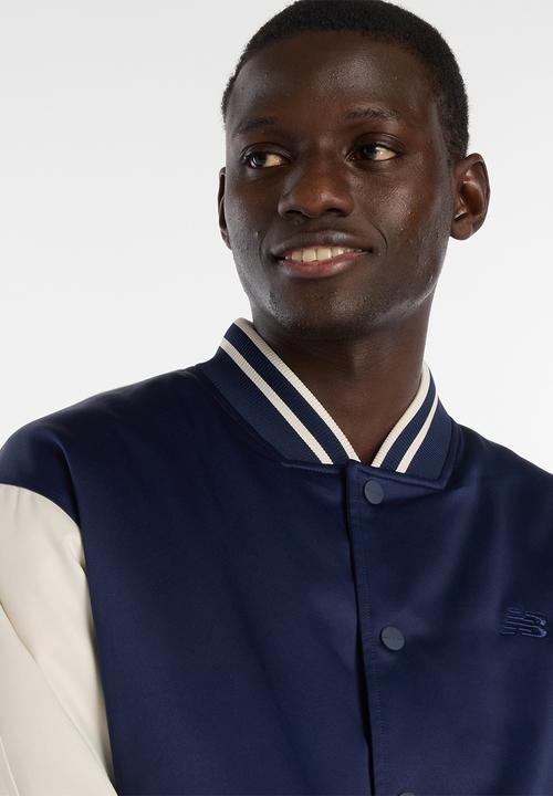 New Balance  - NB Athletics Varsity Jacket - Blue