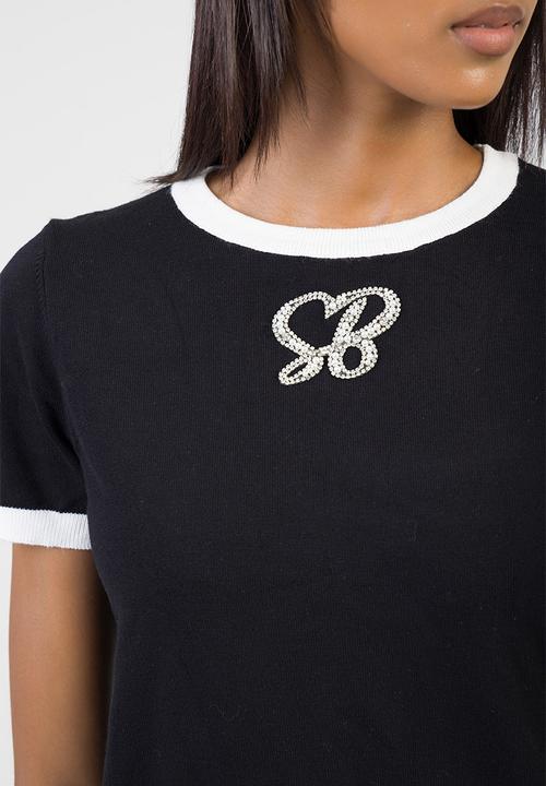 SISSY BOY - New Obsession Knit Top - Black/White