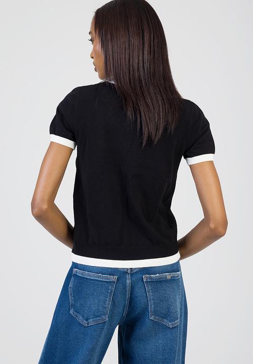 SISSY BOY - New Obsession Knit Top - Black/White