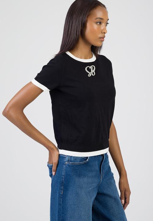 SISSY BOY - New Obsession Knit Top - Black/White