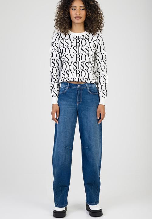 SISSY BOY - Chelsea Knit Sweater - Off White/Black