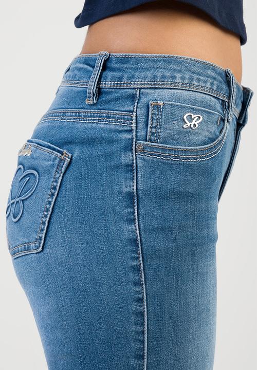 SISSY BOY - Elana Skinny Jeans  - Medium Vintage