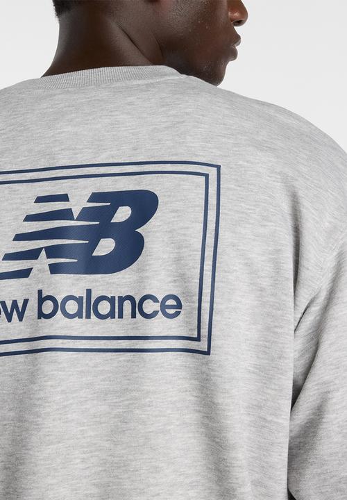 New Balance  - New Balance Woven Label Crew - Grey
