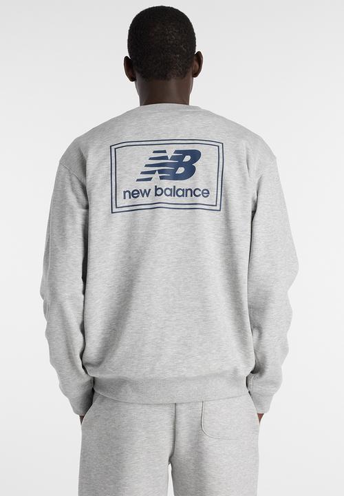 New Balance  - New Balance Woven Label Crew - Grey