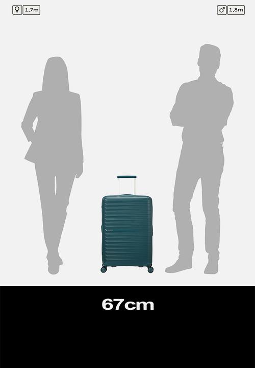 American Tourister - AT FASTFORWARD SPINNER 68CM TSA EXP TOT.TEAL