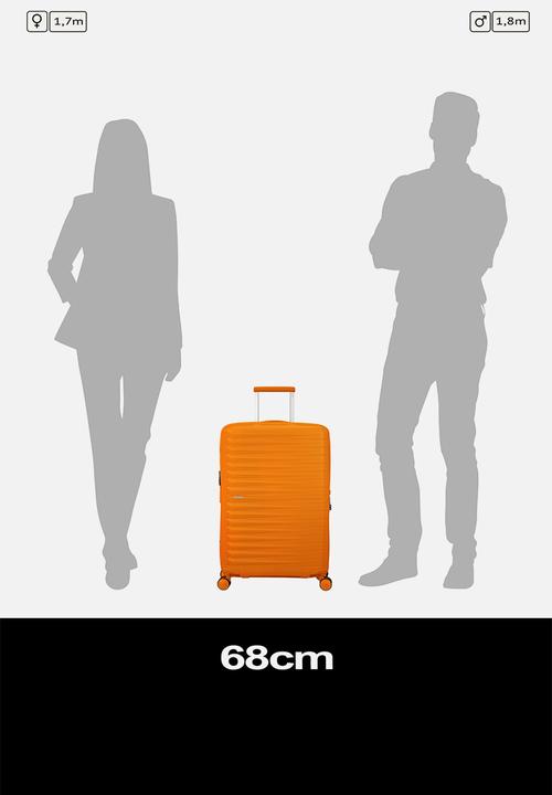 American Tourister - AT FASTFORWARD SPINNER 68CM TSA EXP RAD.ORANGE
