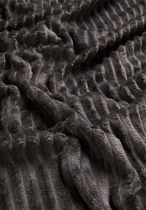 H&S - Elmwood Luxe Blanket 160x130 - Fog