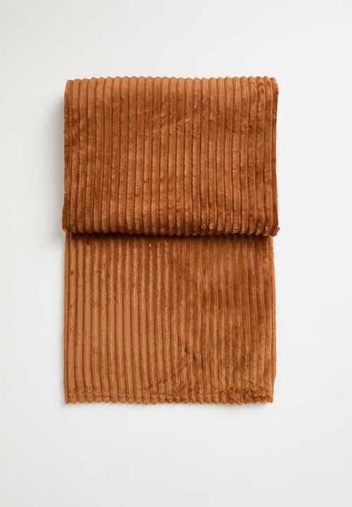 H&S - Elmwood Luxe Blanket 160x130 - Clay