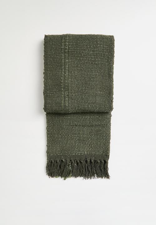 H&S - Plaid Cotton Slub - Olive