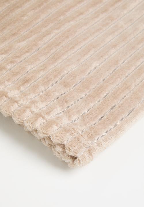 H&S - Elmwood Luxe Blanket 160x130 - Cream