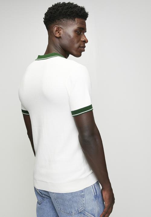Levi’s® - Varsity flatknit polo - egret