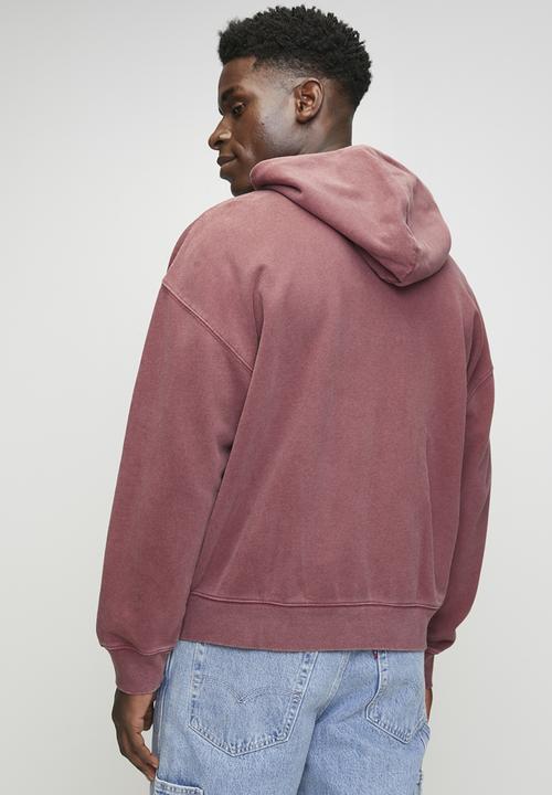 Levi’s® - Hayes boxy full zip - grunge wash roan rouge