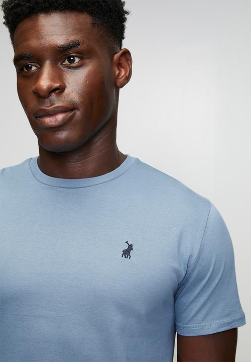 POLO - Lucas Essential Crew Neck Short Sleeve Tee - Blue