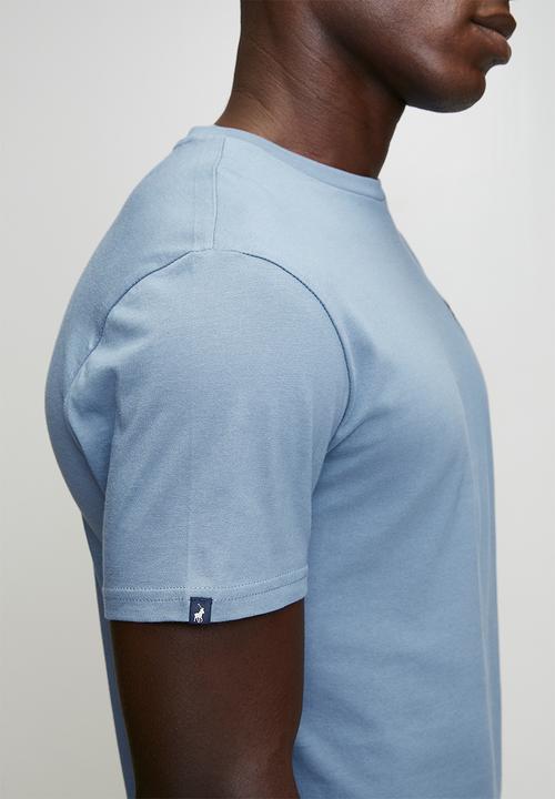 POLO - Lucas Essential Crew Neck Short Sleeve Tee - Blue