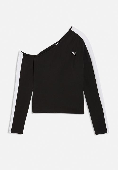 PUMA - T7 Asymmetric Longsleeveck - Puma Black