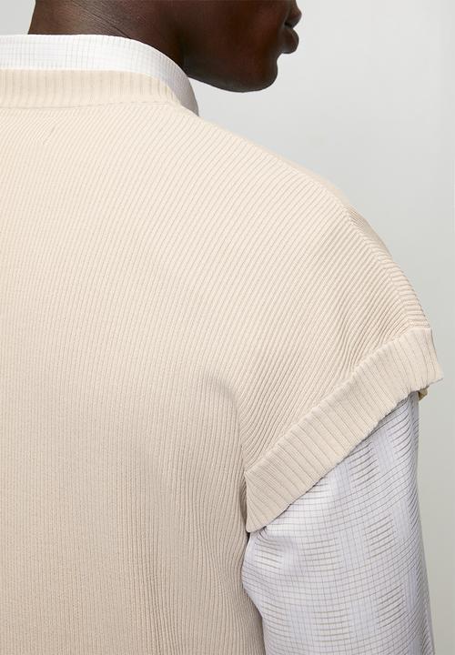 POLO - Riky Pjc Sleeveless Knitwear - Stone