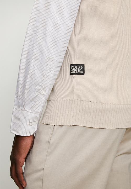 POLO - Riky Pjc Sleeveless Knitwear - Stone