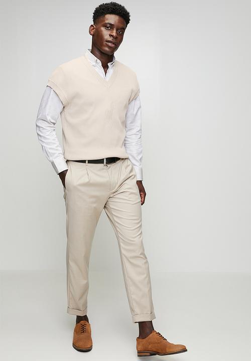 POLO - Riky Pjc Sleeveless Knitwear - Stone