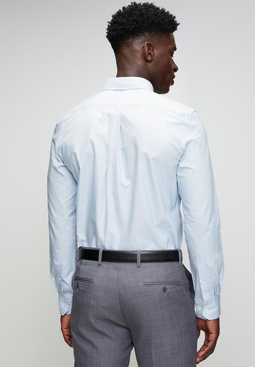 POLO - Iman Classic Oxford Long Sleeve Shirt - Light Blue