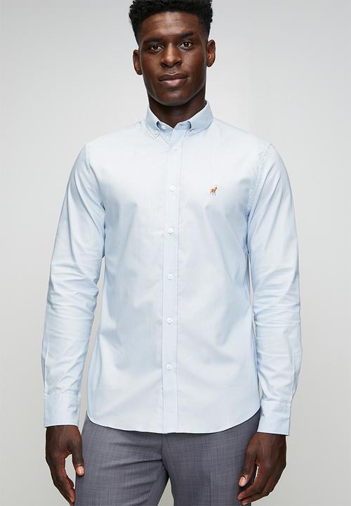 POLO - Iman Classic Oxford Long Sleeve Shirt - Light Blue