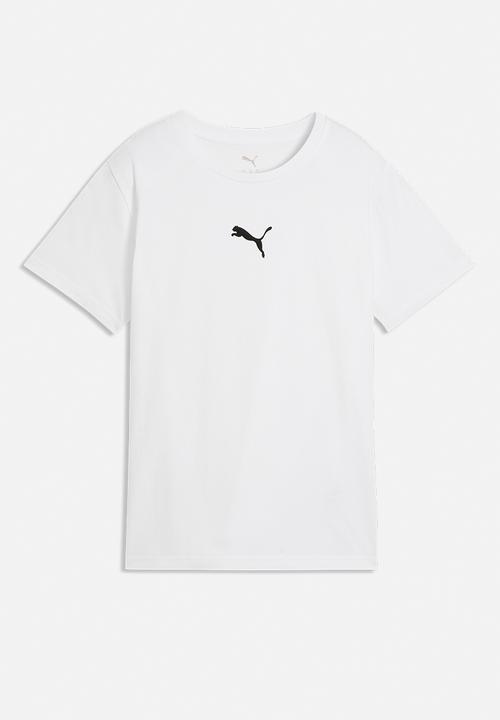 PUMA - Ess Elevated Comfort Logo Tee W Whi - Puma White