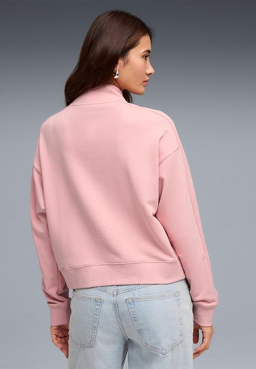 PUMA - Puma Class Relaxed Half-Zip Crew Rosy Ou - Rosy Outlook