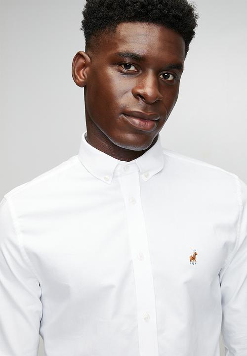 POLO - Iman Classic Oxford Long Sleeve Shirt - White