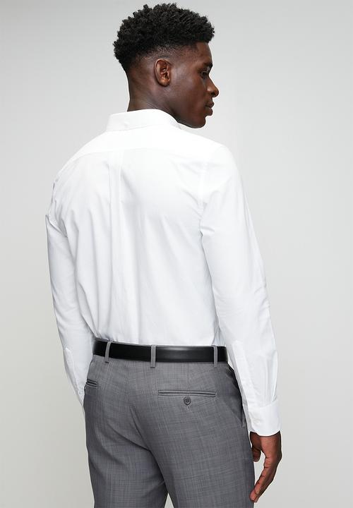 POLO - Iman Classic Oxford Long Sleeve Shirt - White