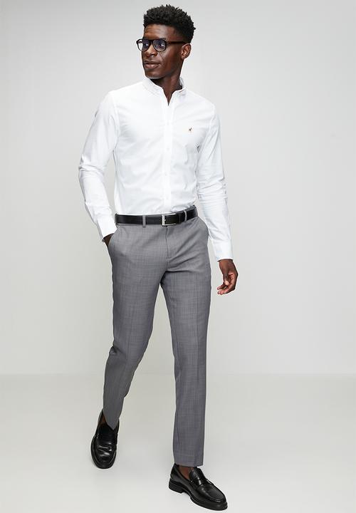 POLO - Iman Classic Oxford Long Sleeve Shirt - White