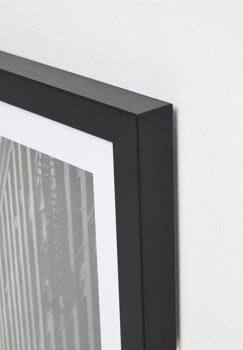 Sixth Floor - Greyscale Vista  Set of 2 - Black Frame