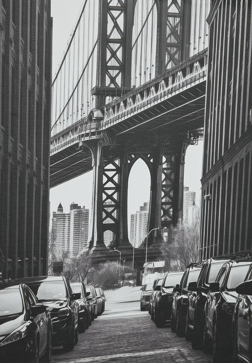 Sixth Floor - Greyscale Vista  Set of 2 - Black Frame