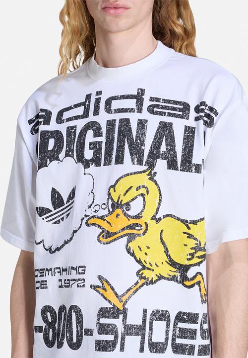 adidas Originals - Originals duck tee - white