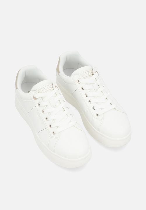 GUESS - Wesli sneaker - shadow white & gold